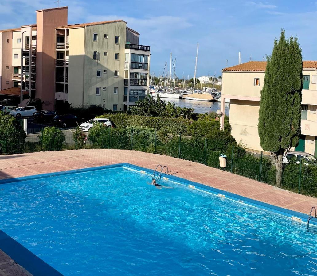 Studio Face A La Mer 4 Couchages - Gratuits Piscine Tennis Et Un Parking Prive Rare Et Tres Utile - Vue Magnifique Sur La Mer - Agreable En Toutes Saisons Ile Des Pecheurs - La Brigantine - Emplacement Et Vue Rares Au Cap D'Agde Eksteriør billede
